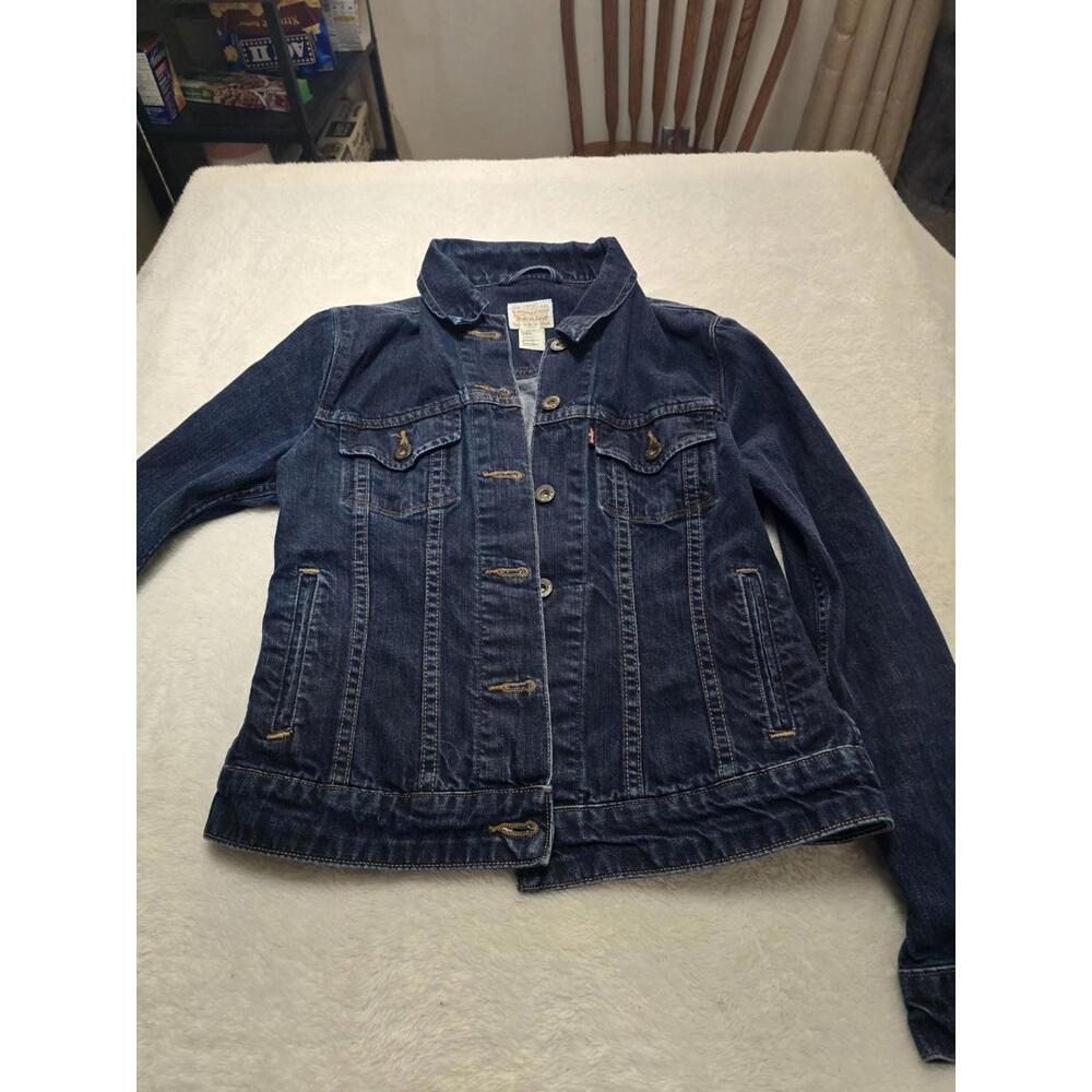 Levi Strauss & Co. Denim Jacket  Size Small Blue Collared Button-Up Cotton
